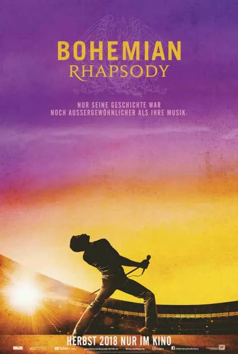 Das Filmplakat von Bohemian Rhapsody